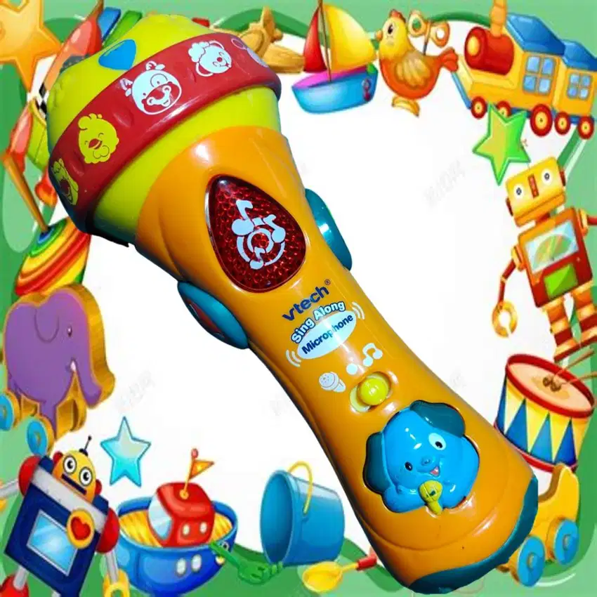 VTech Sing Along n Learn Microphone Karaoke(Ada Pecah:Foto ke 5)
