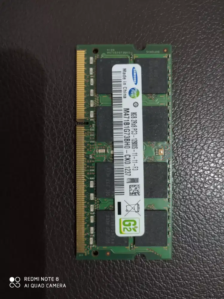 RAM SODIMM Samsung DDR3 8GB PC12800 Single Channel