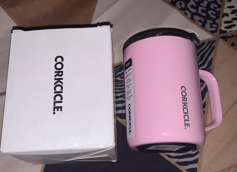 Corkcicle Mug 16oz - Rose Quartz Baru
