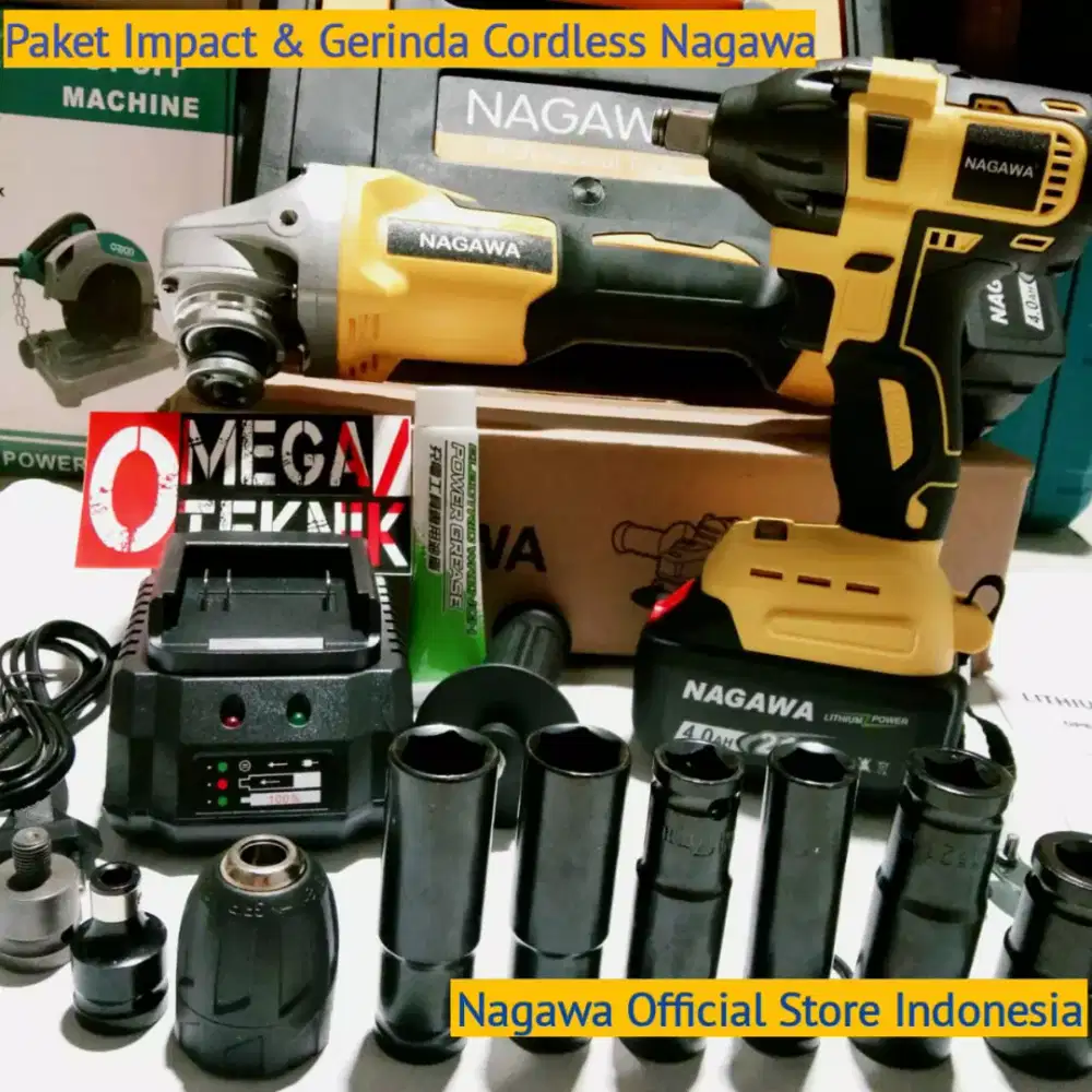 Paket Impact Gerinda Baterai Nagawa Japan (Grab)