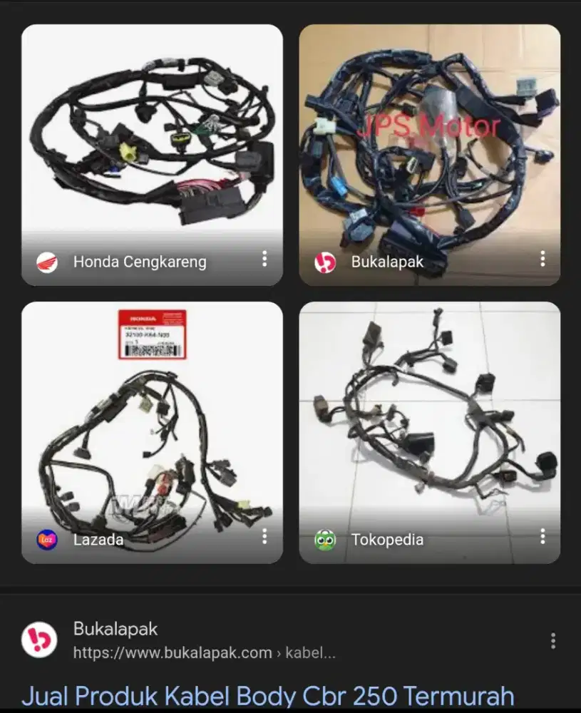 Kabel body cbr250 THAILAND baru COD lihat langsung barang di tangan