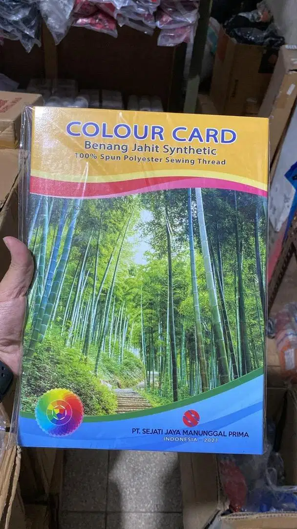 Katalog 2021 benang extra yamalon colour card