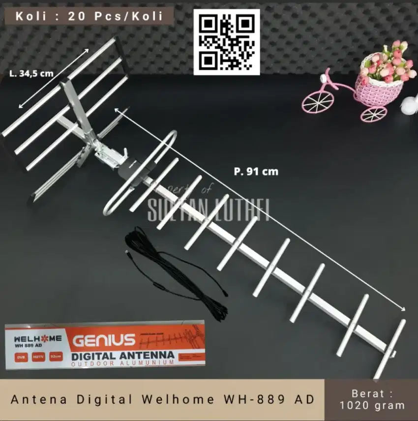 Antena Digital Welhome WH-889 AD