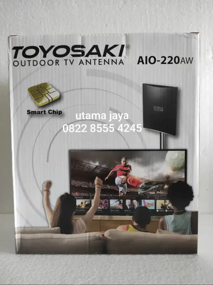 ANTENA TV TOYOSAKI INDOOR/OUTDOOR AIO-220 AW (BARU)