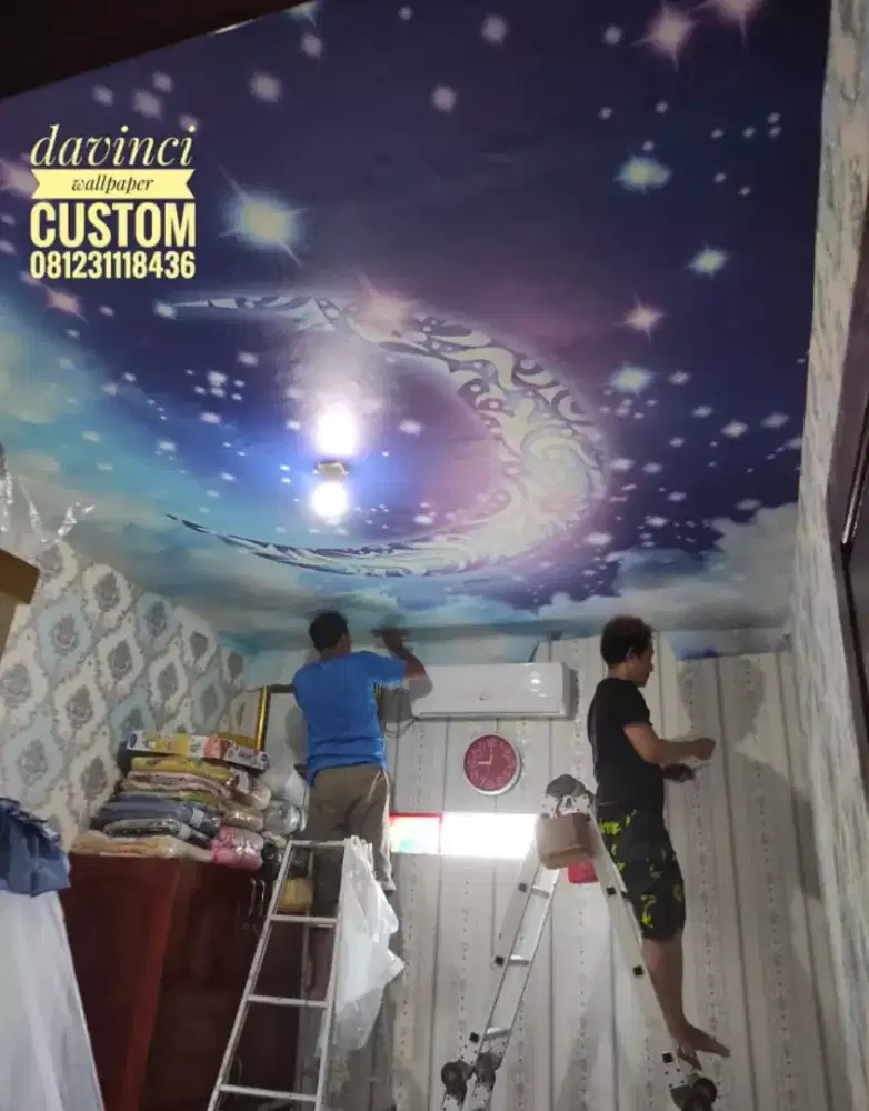 Wallpaper Custom Murah Berkualitas, garansi 2 tahun
