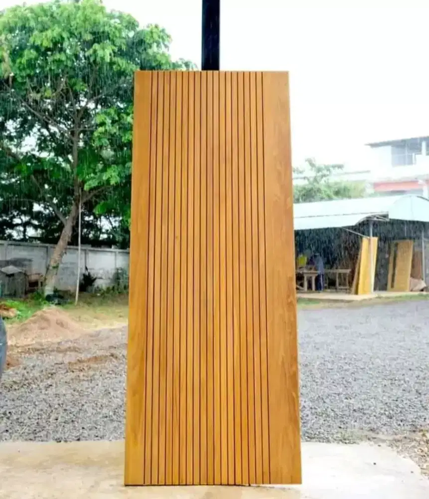 PINTU KAYU JATI SOLID