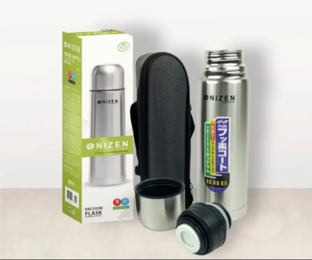 Termos Panas Besi Stainless 500 ml Botol Termos Air Minum Nizen