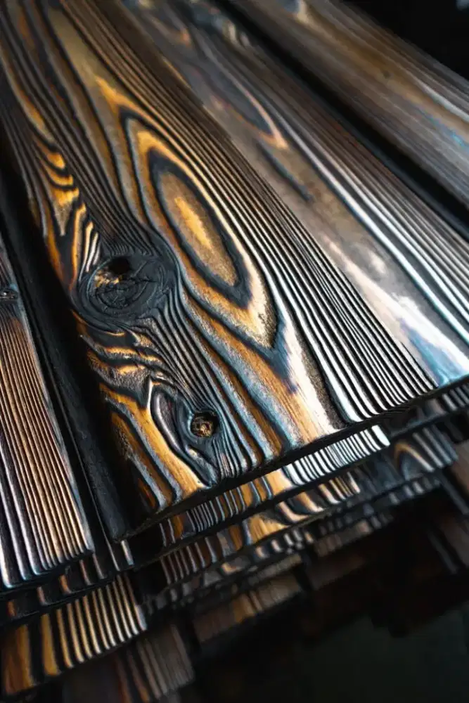 Papan JANDA ( Jati Belanda ) motif bakar