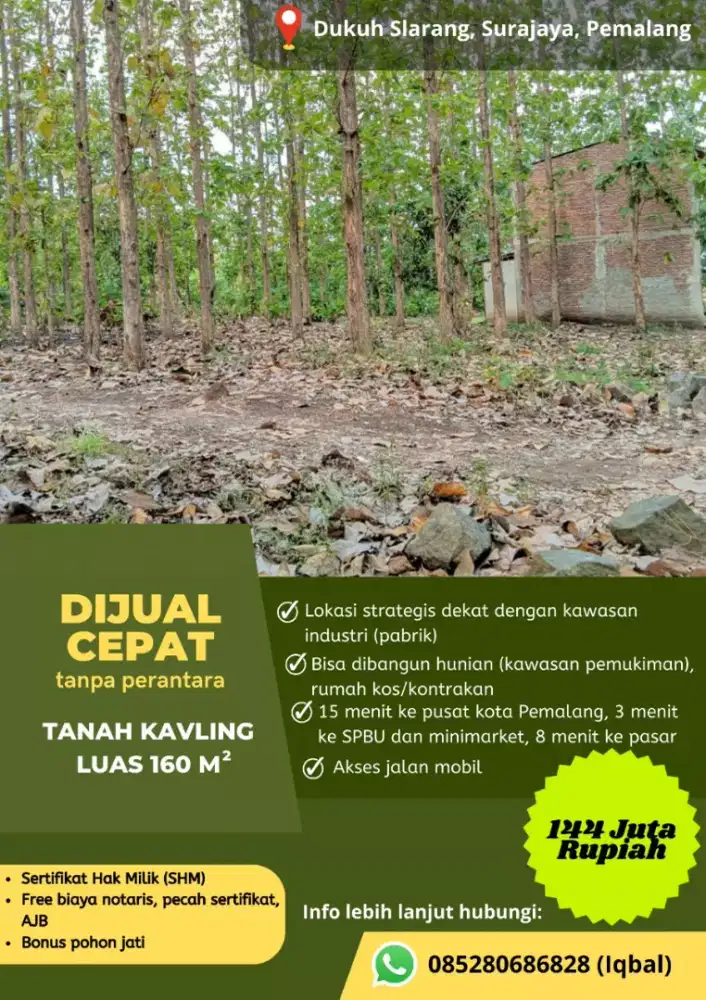 Tanah Murah Strategis kawasan sehat