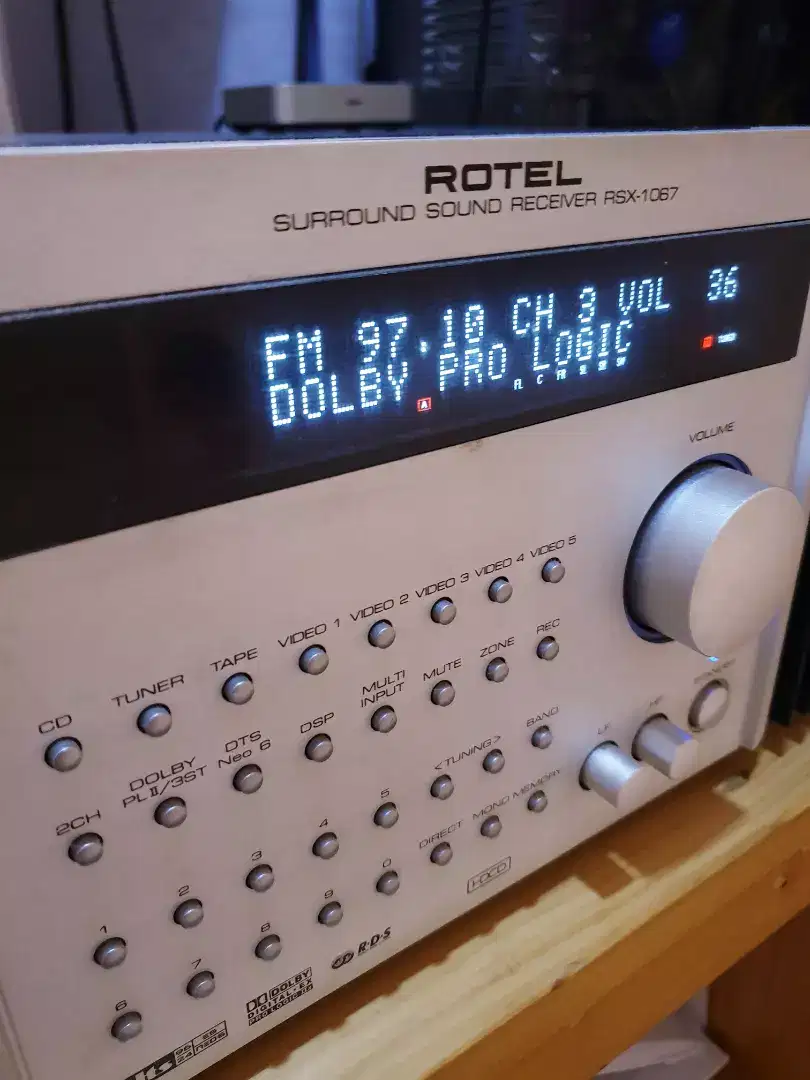 ROTEL amplifier + dvd rotel