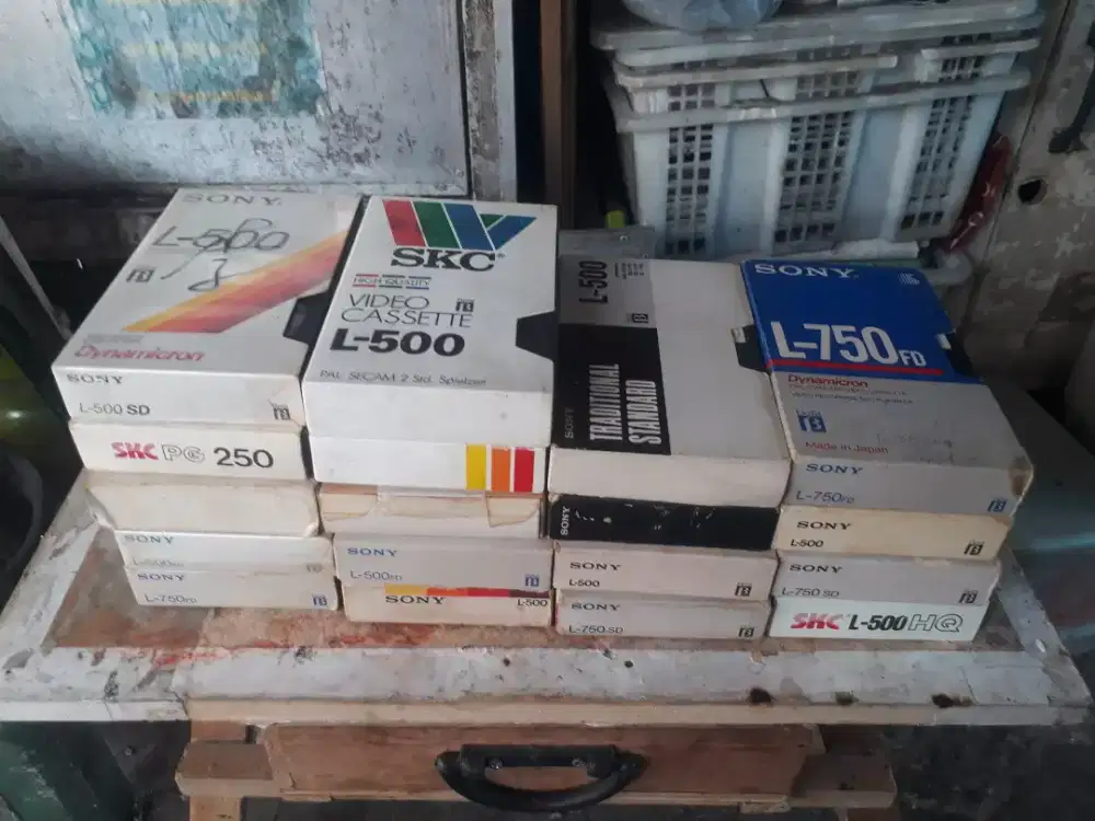 Kaset video betamax borongan murah 18 pcs