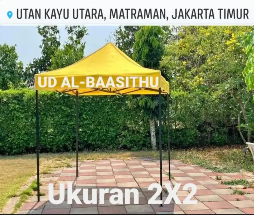TENDA LIPAT 2X2 KUNING