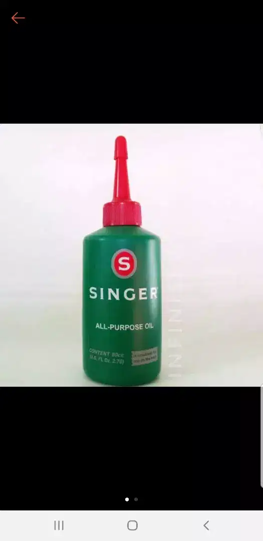 Minyak singer mesin jahit