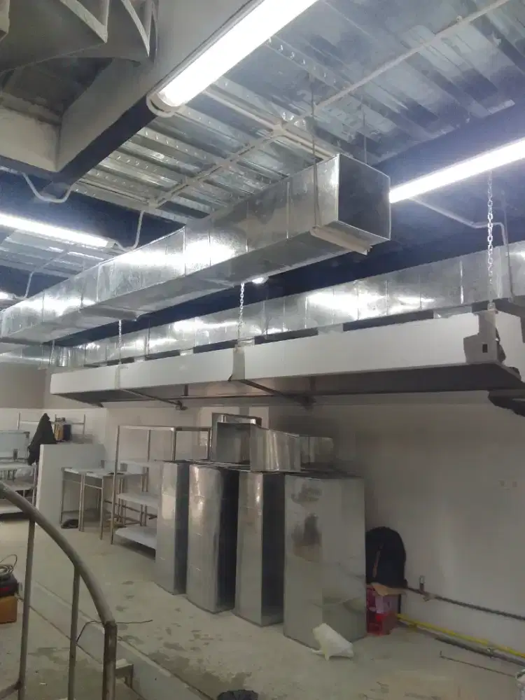 Jasa Instalasi Ducting Exhaust -supply dan Kitchen Hood