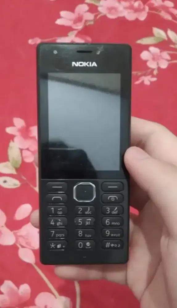 Hp Handphone Jadul Telpon Nokia 216 N216 Dual Sim RM-1187 Hitam & Biru