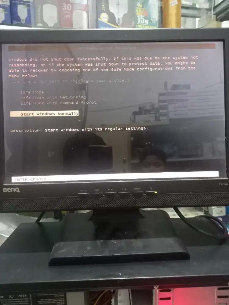 Jual monitor BENQ 14 INCHI