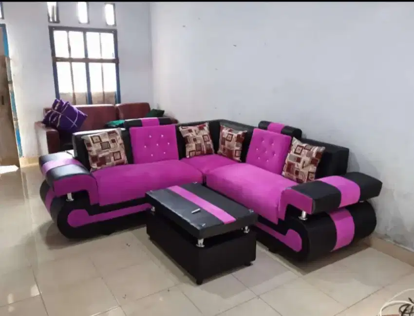Sofa cantik ungu