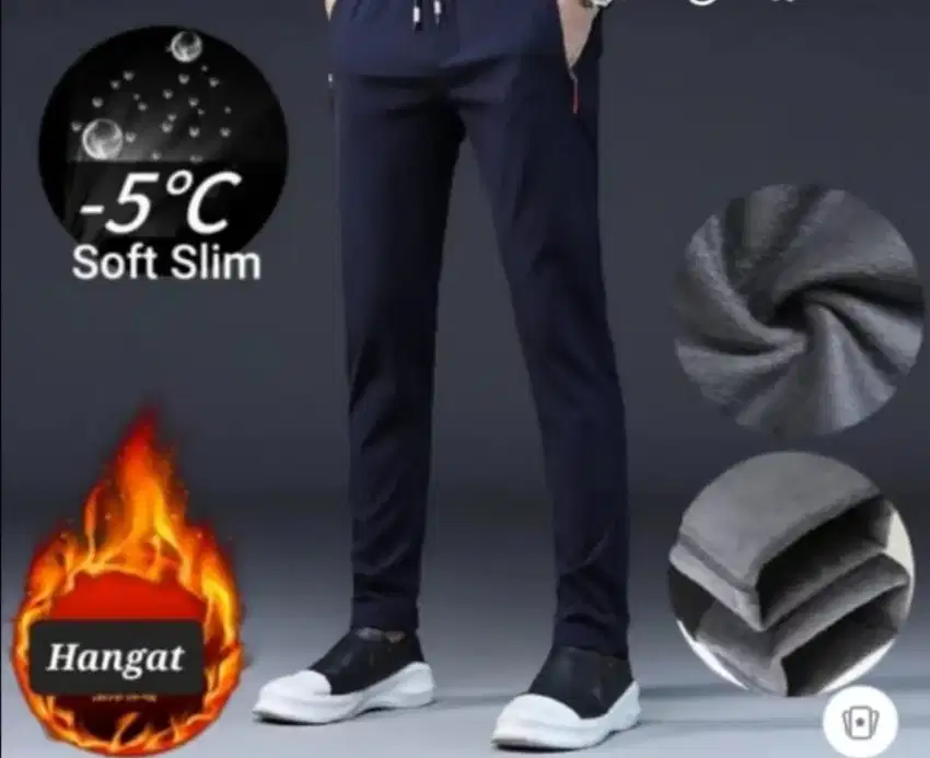 Celana Winter musim dingin Long John Thermal tebal hangat import
