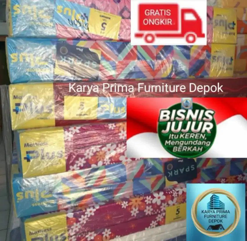 Kasur Busa Super Inoac 160x200 tebal 20cm 1.100.000  Bonus Bantal COD