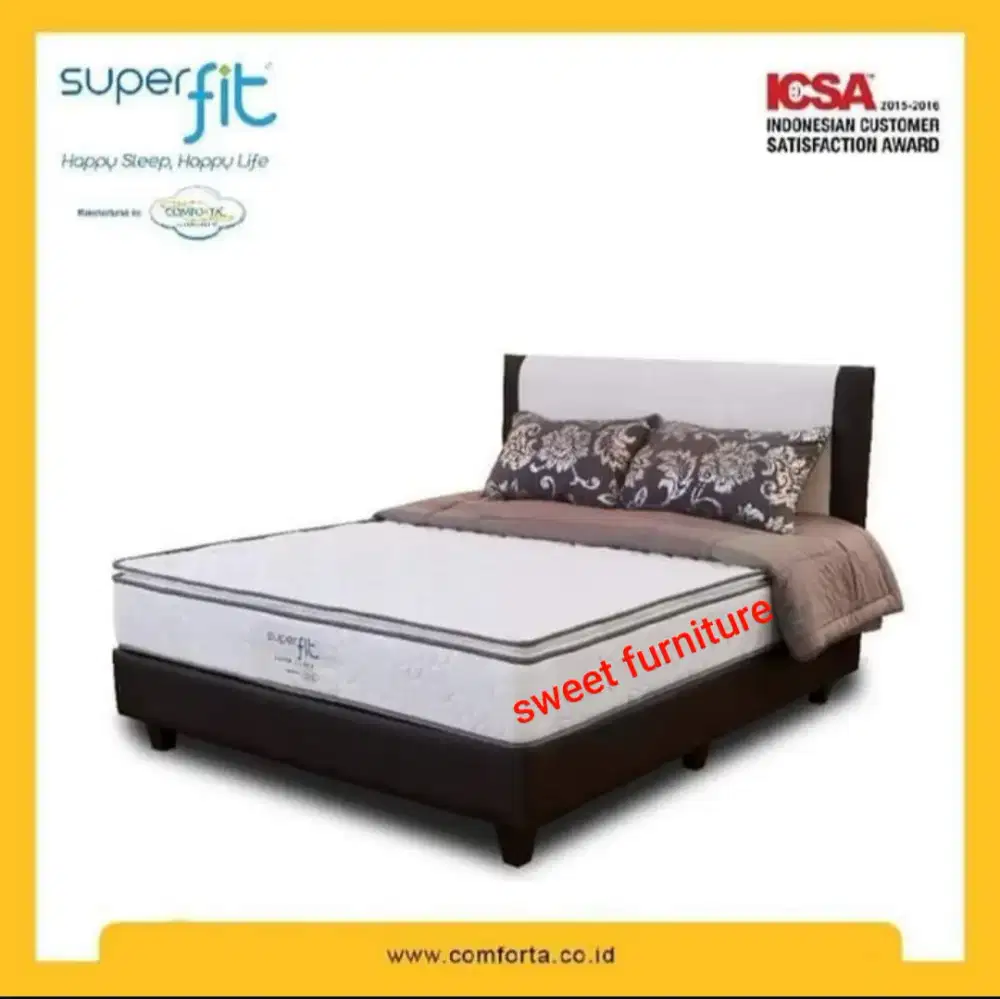 Springbed Comforta superfit Super Silver 5 kaki