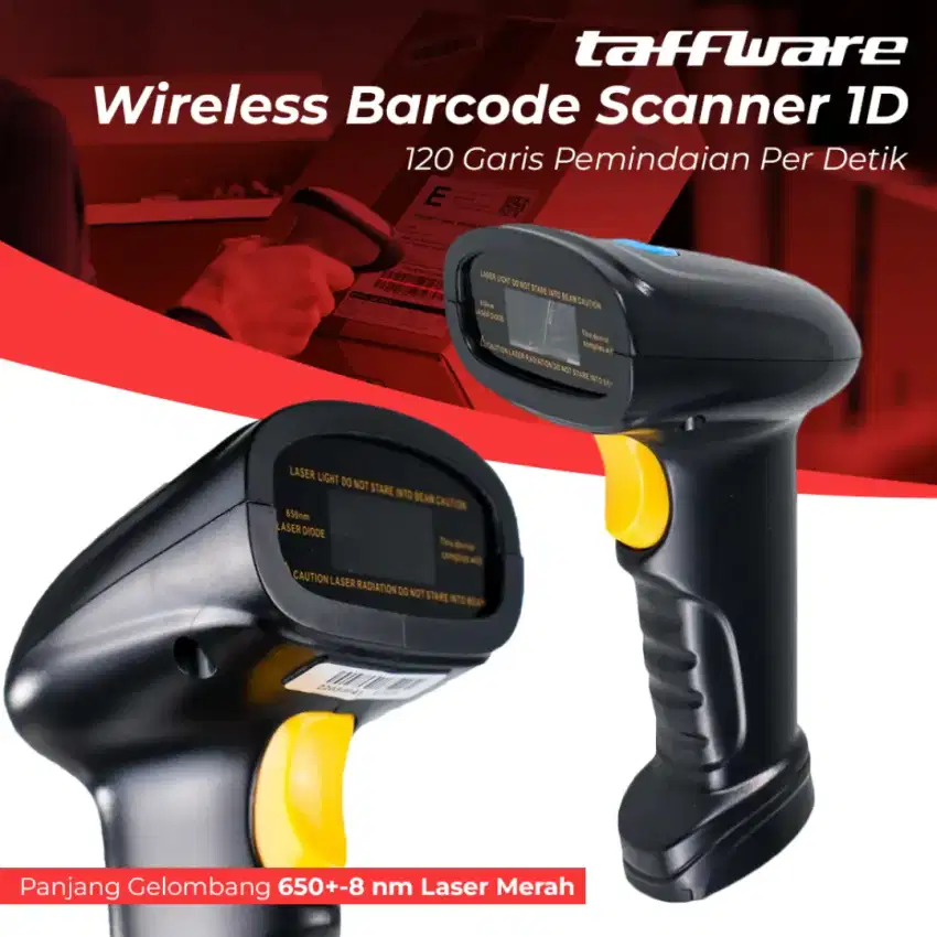 Taffware wireless barcode scanner ID