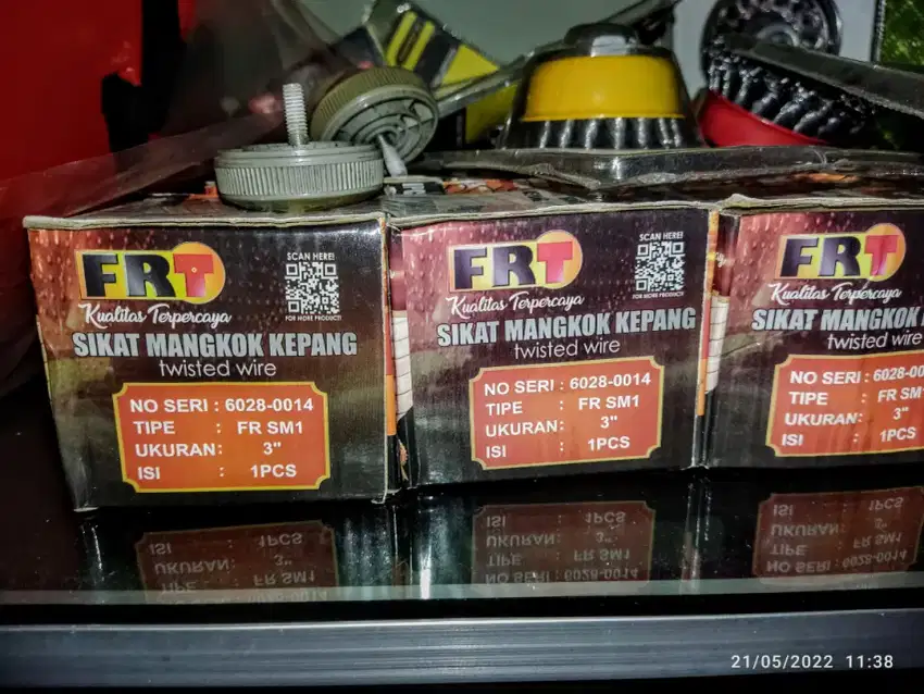 Sikat mangkok kepang 3 inch