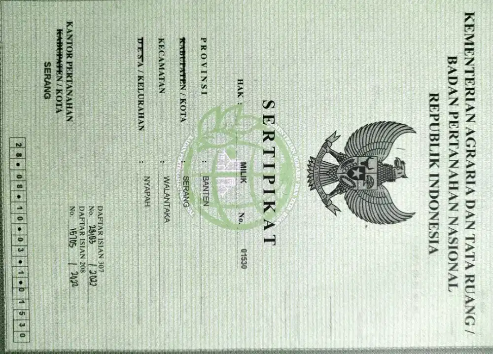 Tanah Kavling di Serang kota