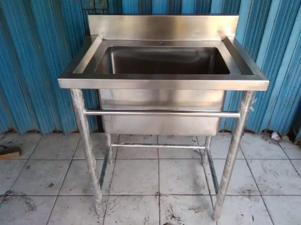 Jual unit murah Single Sink stainless steel murah