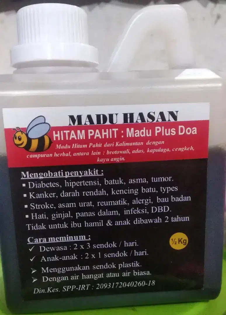 Madu Hasan Hitam Pahit