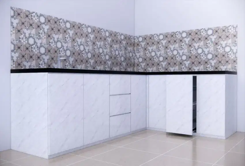 Frame Dan Pintu Penutup Kitchen Set Bawah Minimalis