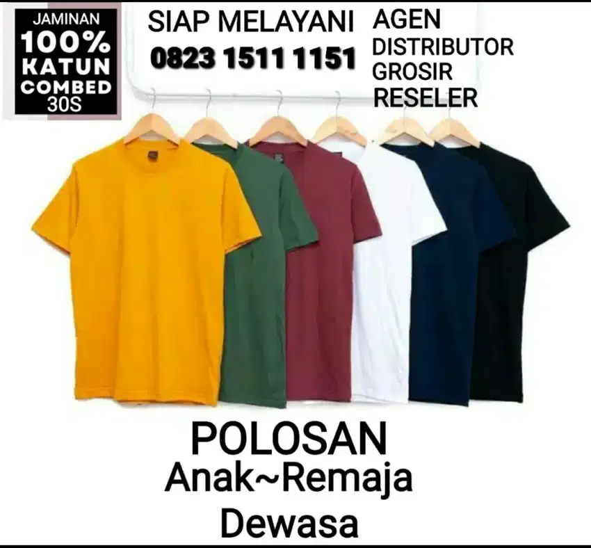 Kaos oblong distro Premium