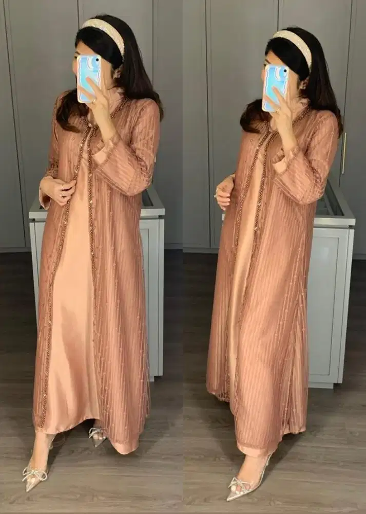 Dress Lebaran Maxi Lace Import