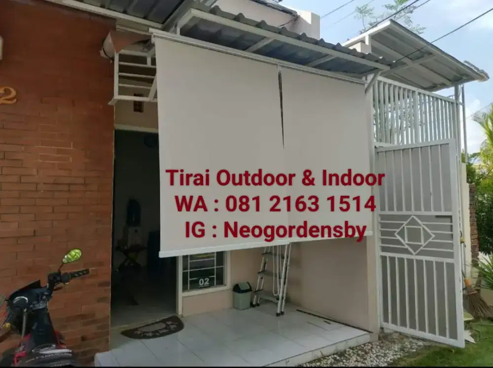 Roller Suntex dan Krey Alminium vertikal termurah