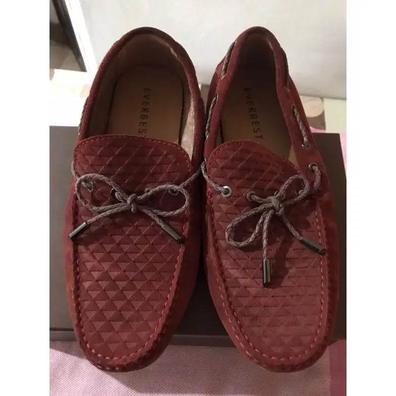 Sepatu loafers pria everbest lengkap box dan pouch sepatu casual pria