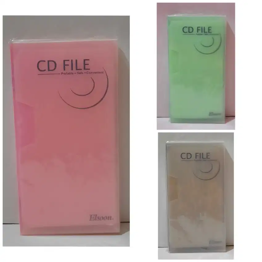 CD File/ Tempat Menyimpan CD 24 pcs (per warna)