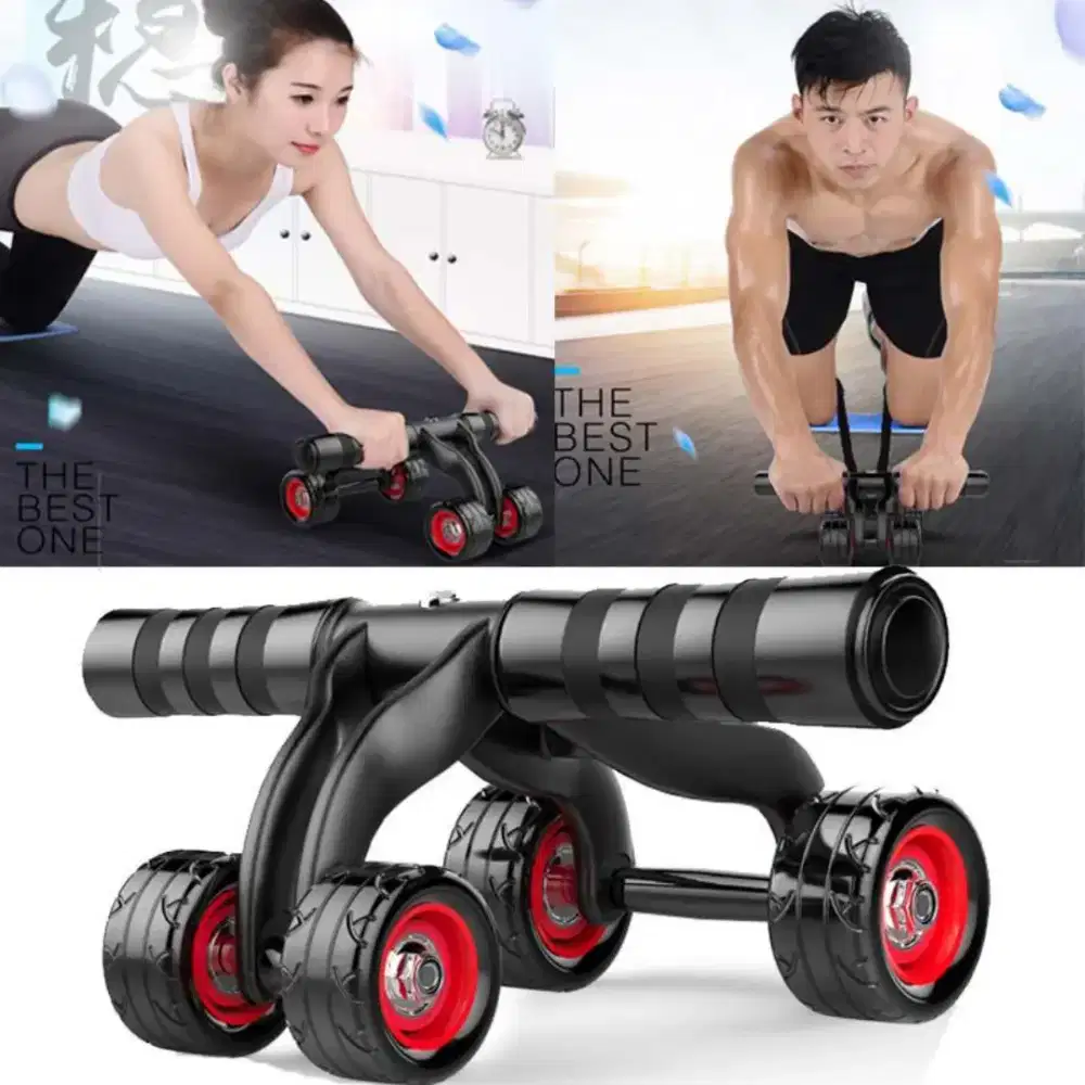 vktech power wheel alat fitness roller