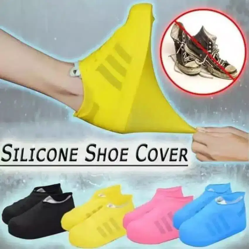 COVER SEPATU/SARUNG PELINDUNG SEPATU ELASTIS ANTI AIR WATERPROOF