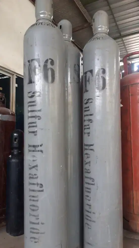 Tabung gas sf6 sulfur hexa flouride