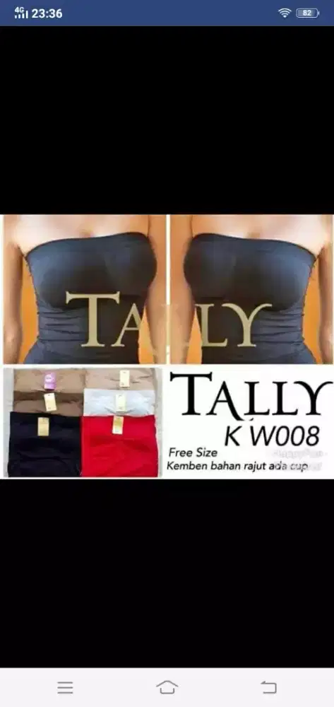 Tenktop  Bra Merk Tally