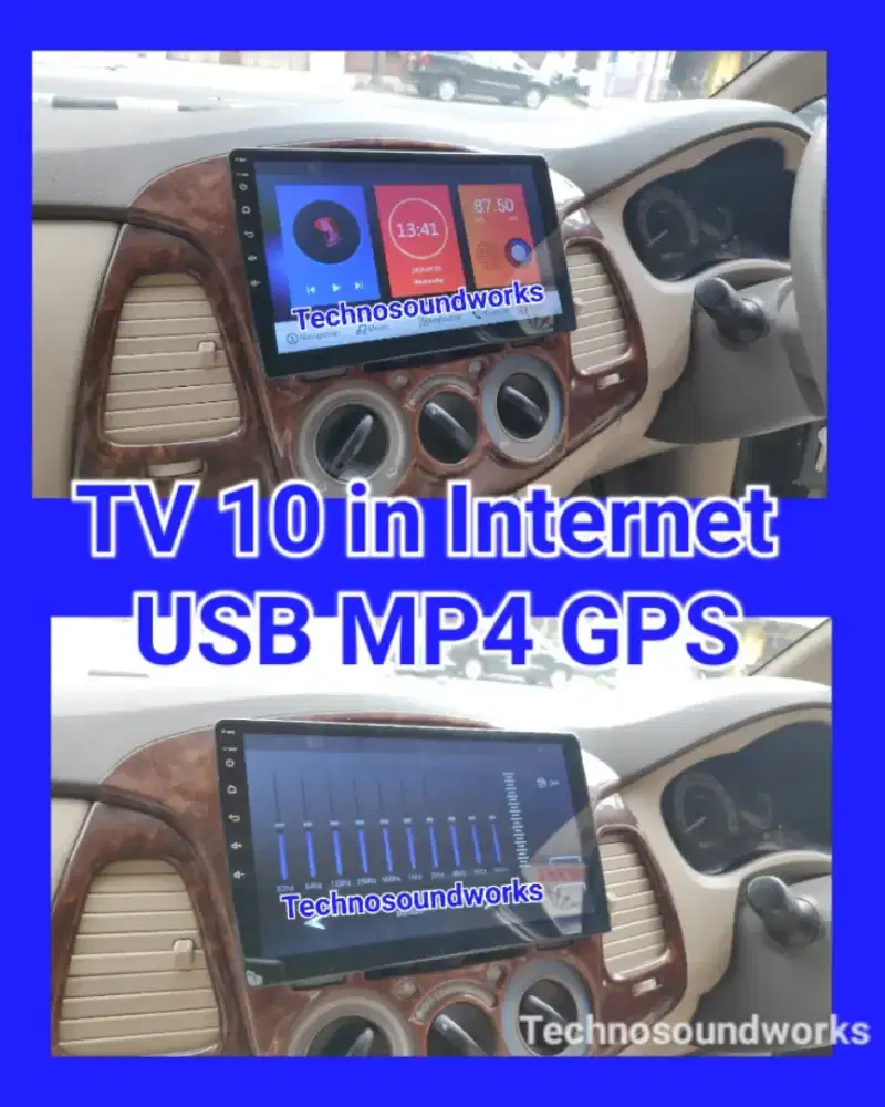 Ram 4 Tv Android 9 inch bisa Internet WiFi sound paket