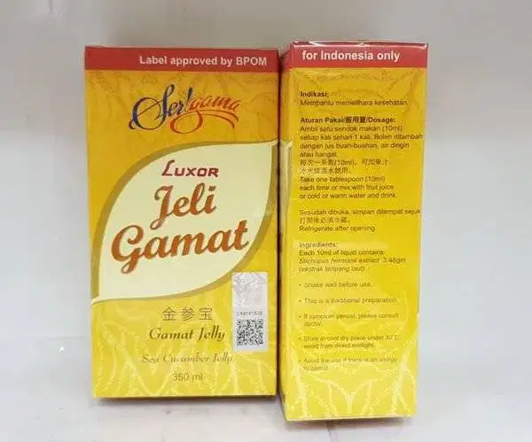 Jelly Gamat/Tripang LUXOR Original 350ml...Gosend Ojol, JNE, JNT