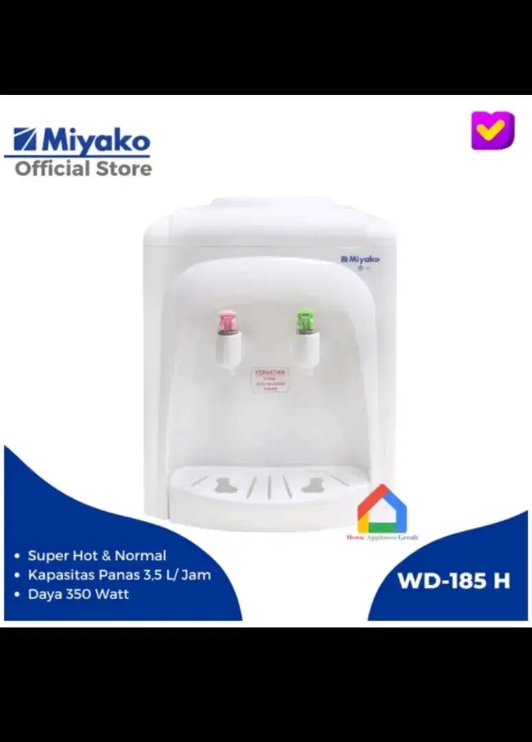 DISPENSER GALON ATAS MIYAKO WD-185