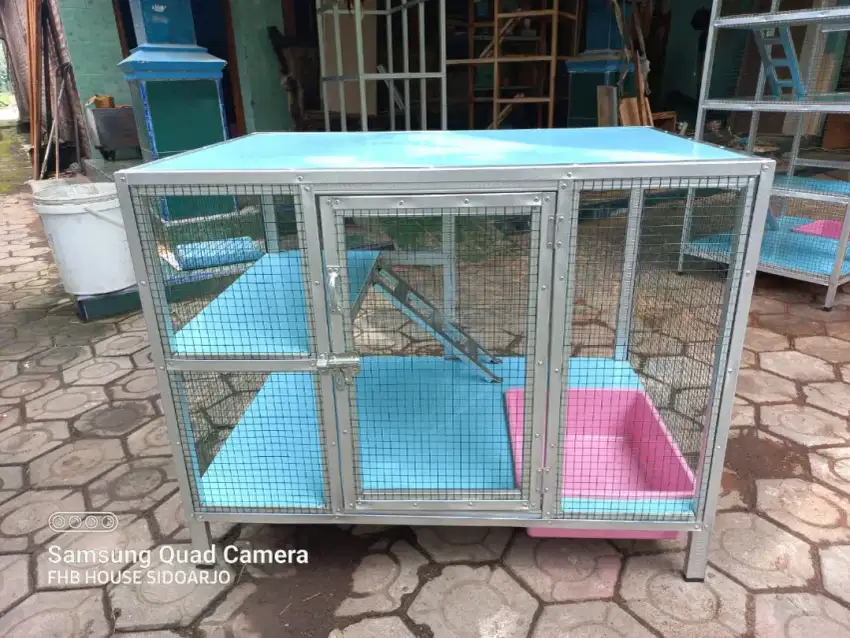 Kandang kucing bahan galvalum gsk