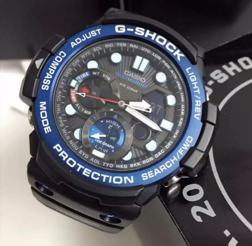 SUPER FLASH SALE.! G-Shock Original GN 1000B Gulfmaster Garansi Resmi