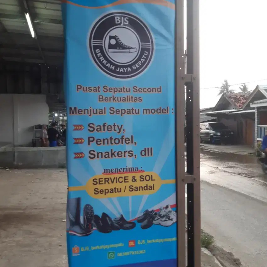 JUAL SEPATU SAFETY BEKAS