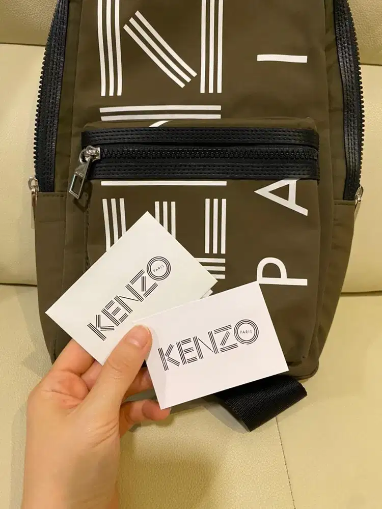 tas kenzo crew logo crossbody man bag