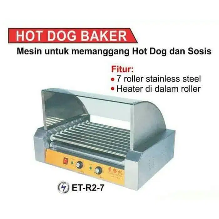 Hot dog baker Mesin Pemanggang Panggang Sosis