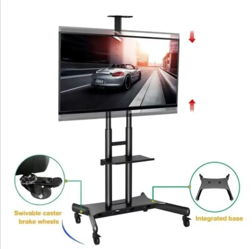 NORTH BAYOU Bracket Standing TV for 55 - 80 inch AVA1800-70-1P
