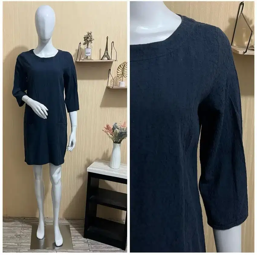Dress #2 bahan katun tebal