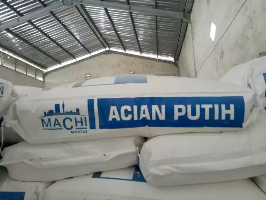 Semen mortar acian putih